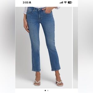 NYDJ Women's Classic Straight Leg Jeans - Medium Blue